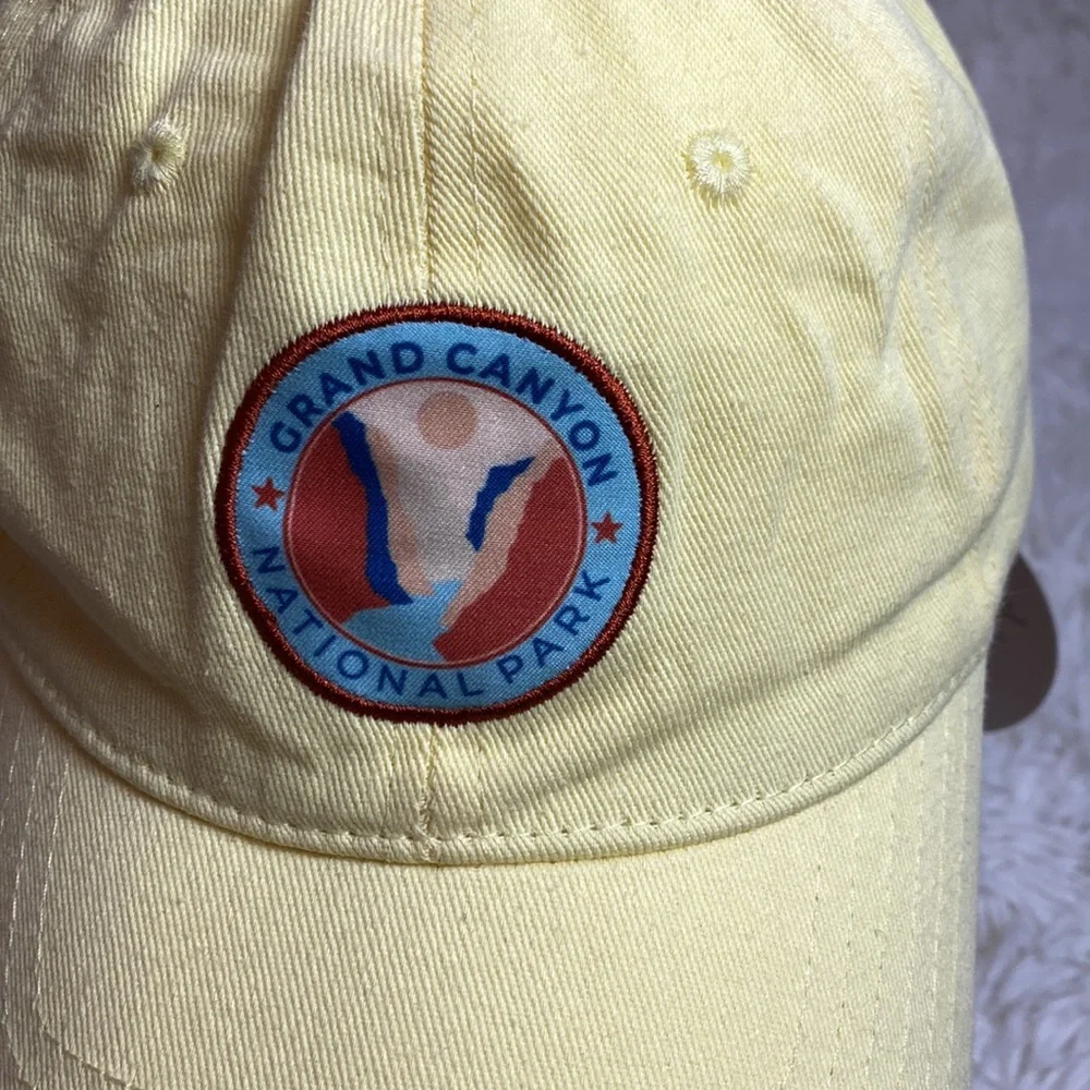 UO-Urban Outfitters-Grand Canyon National Park Yellow Adjustable Hat Cap-New